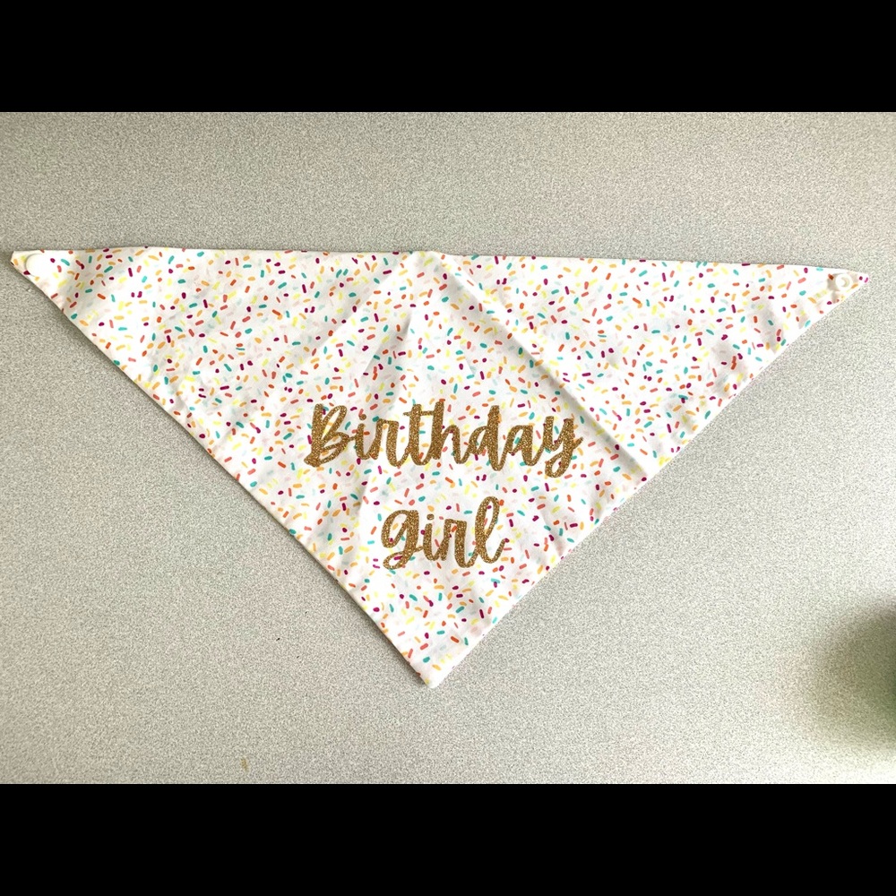 Birthday Dog Bandana